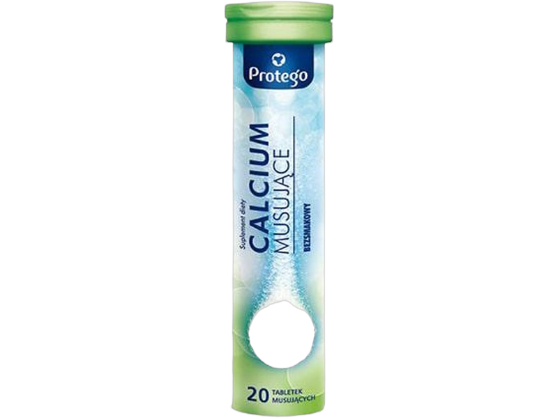 Protego Calcium musujące, tabletki musujące, 300 mg, 20 tabl.