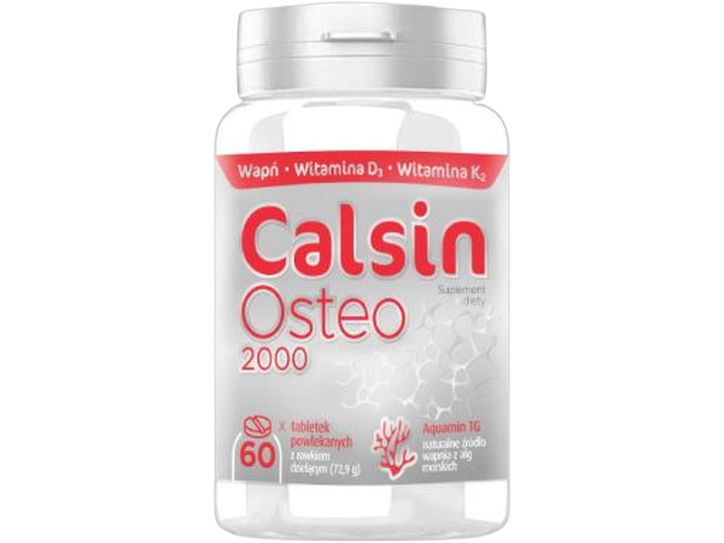 Aurovitas Calsin Osteo 2000, tabletki, 60 tabl.