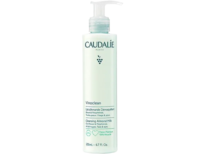 Caudalie Vinoclean migdałowe mleczko do demakijażu, 200 ml