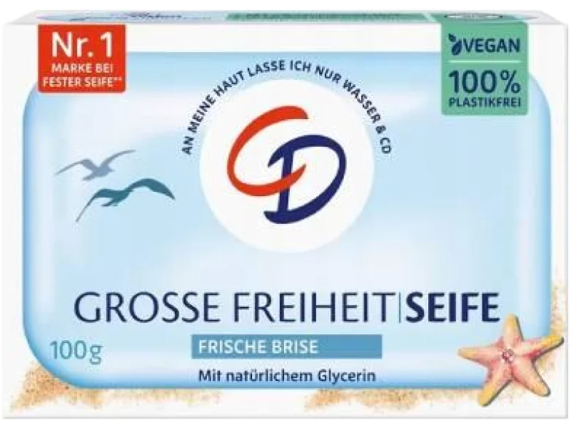 CD Grosse Freiheit Mydło w kostce z gliceryną Morska Bryza, 100 g