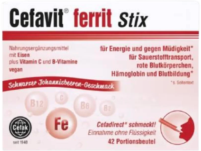 Cefavit ferrit Stix, saszetki, 42 sasz.