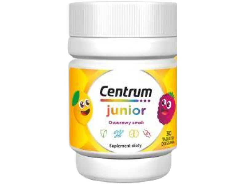 Centrum Junior witaminy dla dzieci 4+, tabletki do ssania, 30 szt.