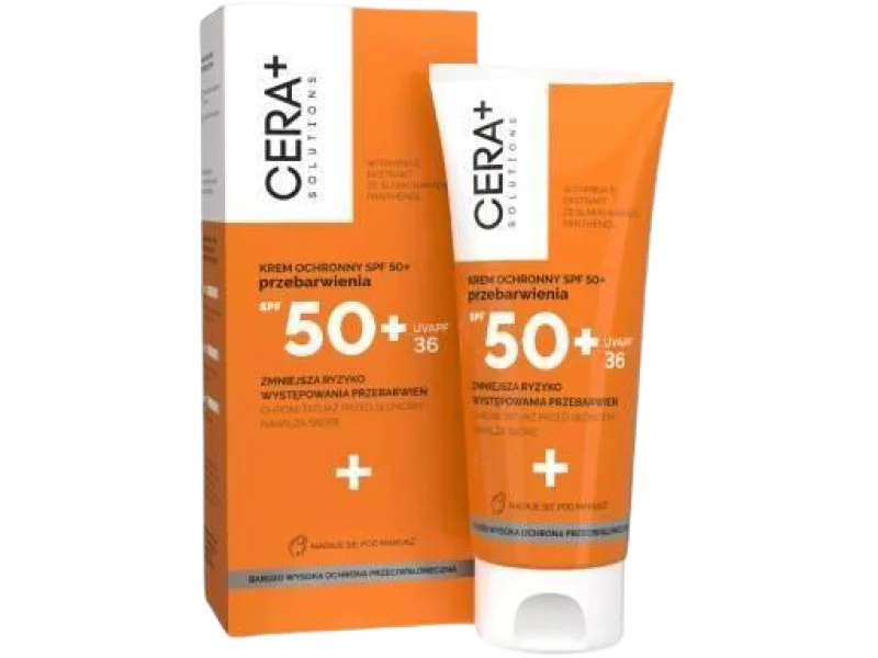 CERA+ Solutions Krem ochronny SPF50+ przebarwienia, 50 ml