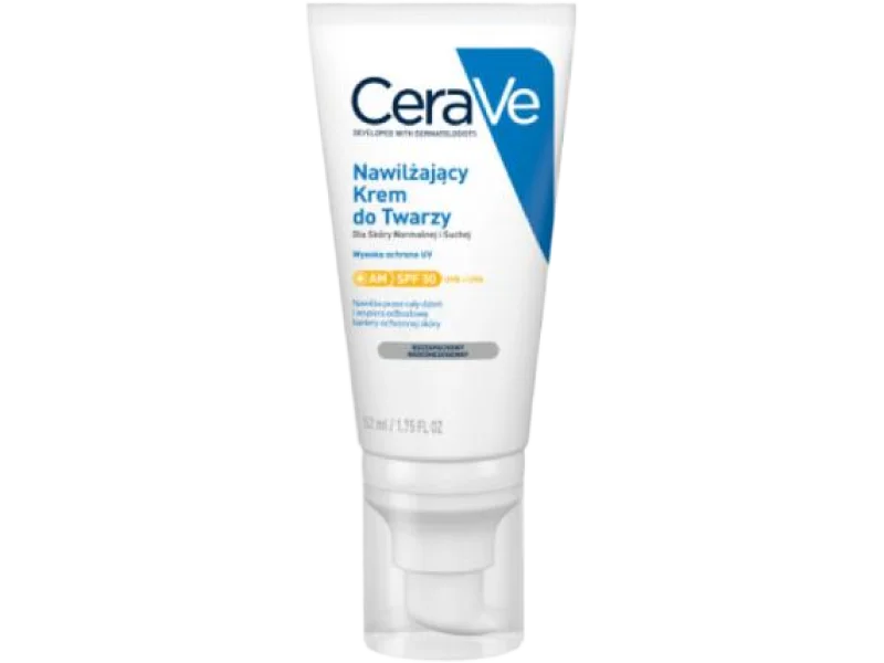 CeraVe Nawilżający krem do twarzy SPF50, 52 ml