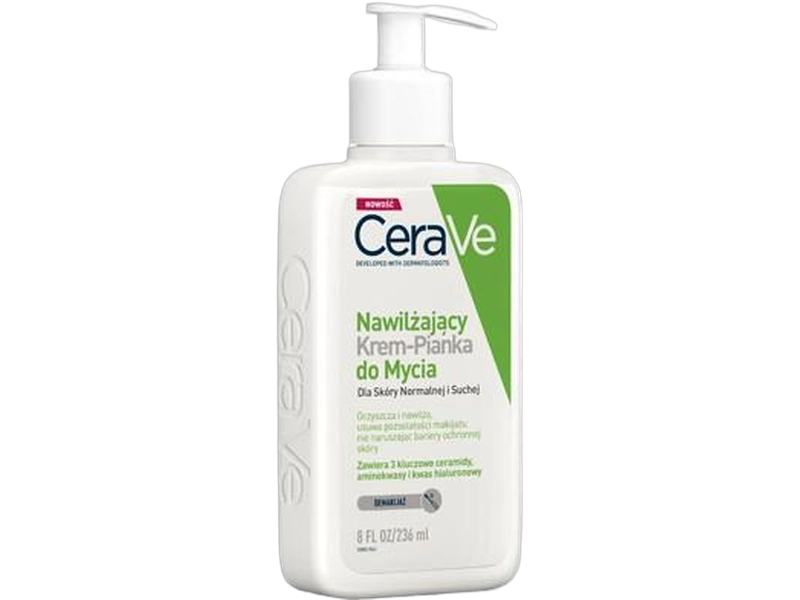 CeraVe nawilżający krem-pianka do mycia, 473 ml