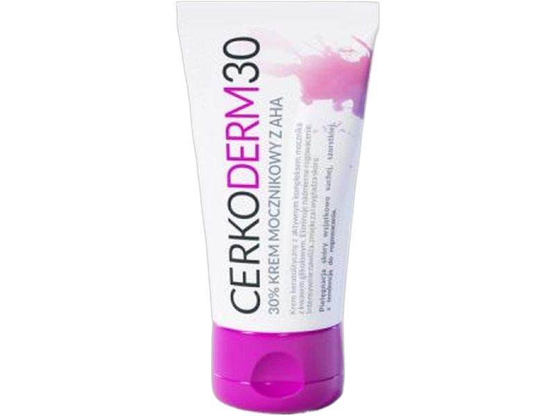 Cerkoderm 30, mocznik i AHA, krem, 30%, 50 ml