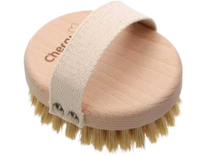 Cherry Life Szczotka do masażu ciała na sucho ze szczeciny, sprzęt medyczny, szt.