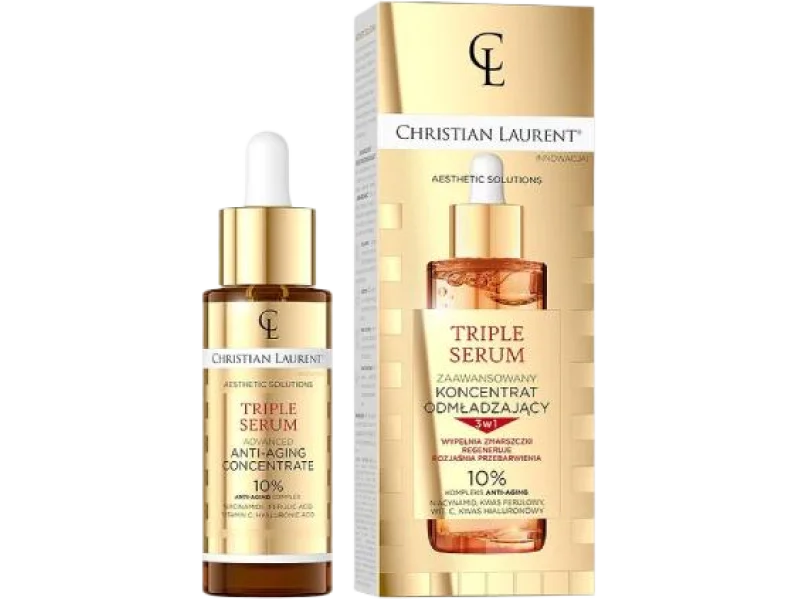 Christian Laurent Aestetic Solutions Triple Serum zaawansowany koncentrat odmładzający 3w1, 30 ml