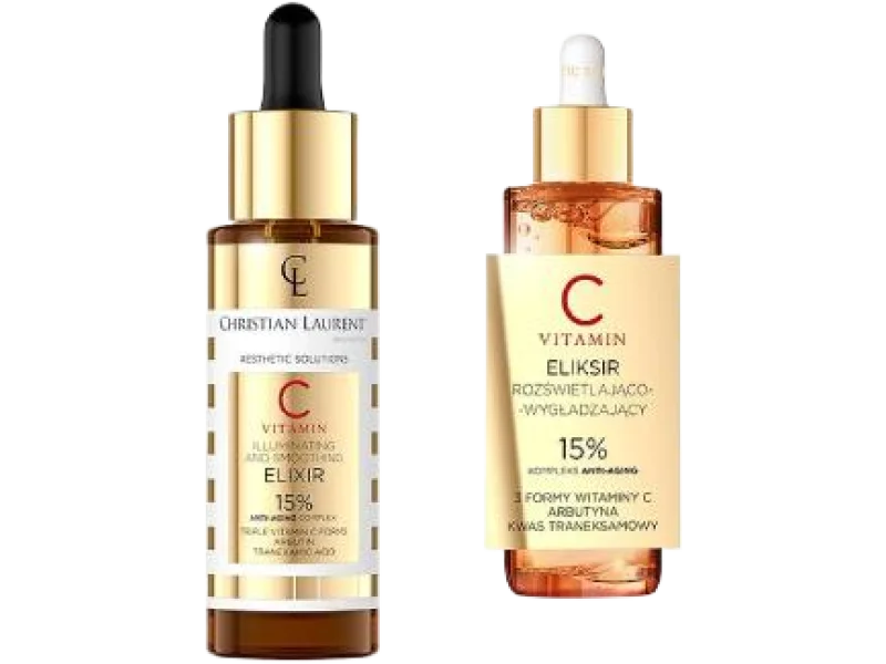 Christian Laurent Aestetic Solutions Vitamin C eliksir rozświetlająco-wygładzający, serum, 30 ml