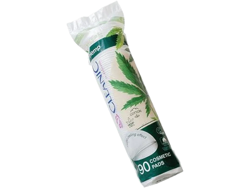 CLEANIC NATURALS HEMP Płatki kosmetyczne, 90 szt.