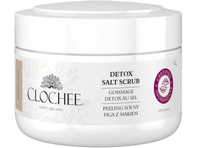 CLOCHEE Peeling solny figa z makiem, 240 ml