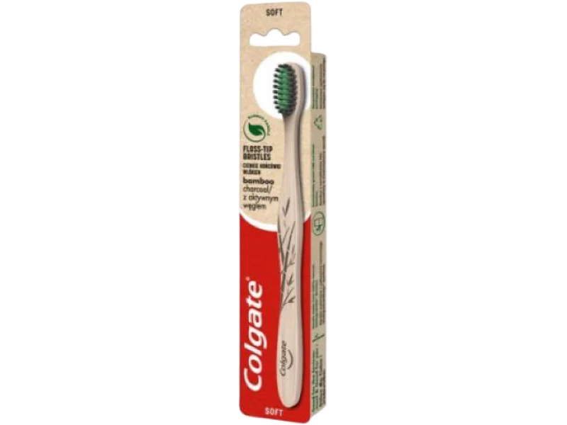 Colgate Bamboo Charcoal Soft, szczoteczka, 1 szt.