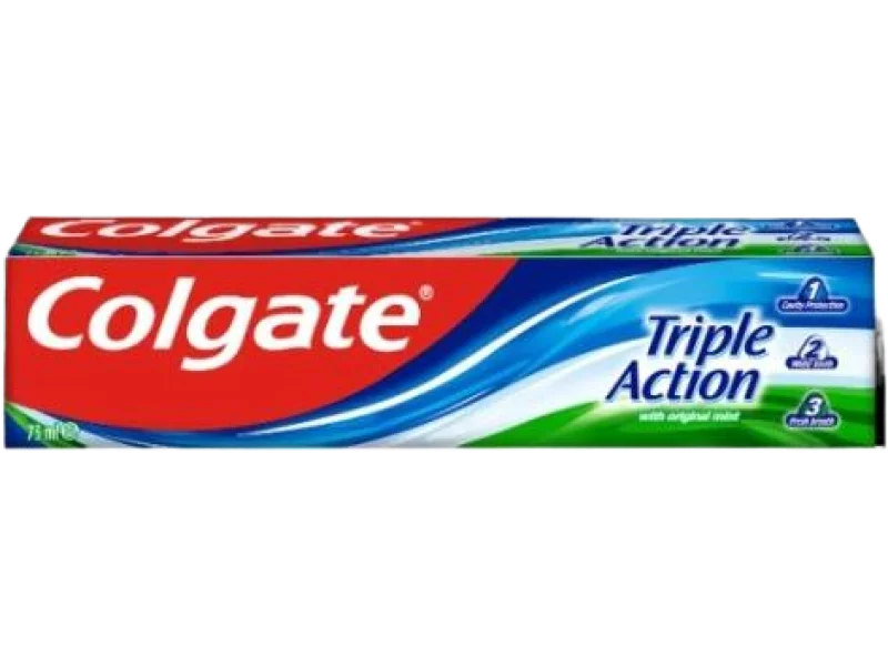 Colgate Triple Action Original Mint Pasta do zębów, 1450 ppm, 75 ml