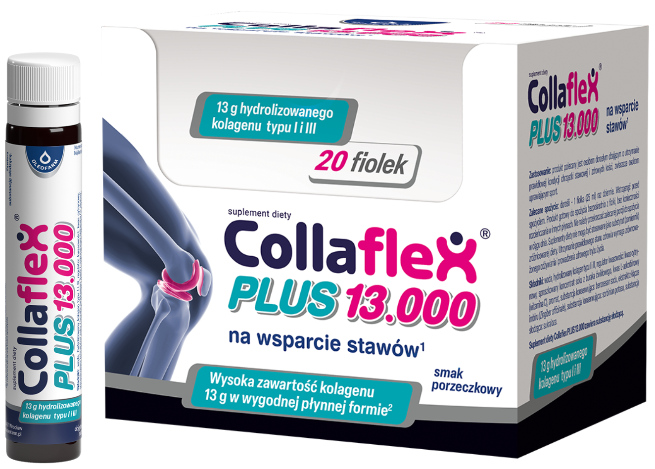 Collaflex Plus 13.000, smak porzeczkowy, płyn, 25 ml