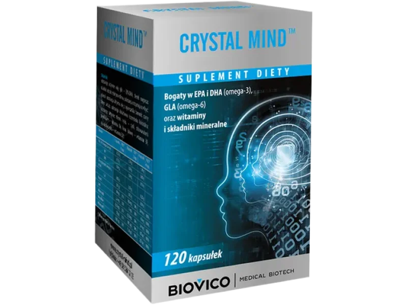 Crystal Mind, kapsułki, 120 szt.