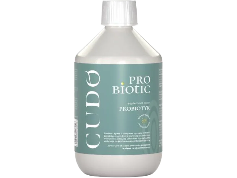 CUDO ProBiotic Probiotyk Lactobacillus, Czystek, Ostropest, Pietruszka, płyn, 500 ml