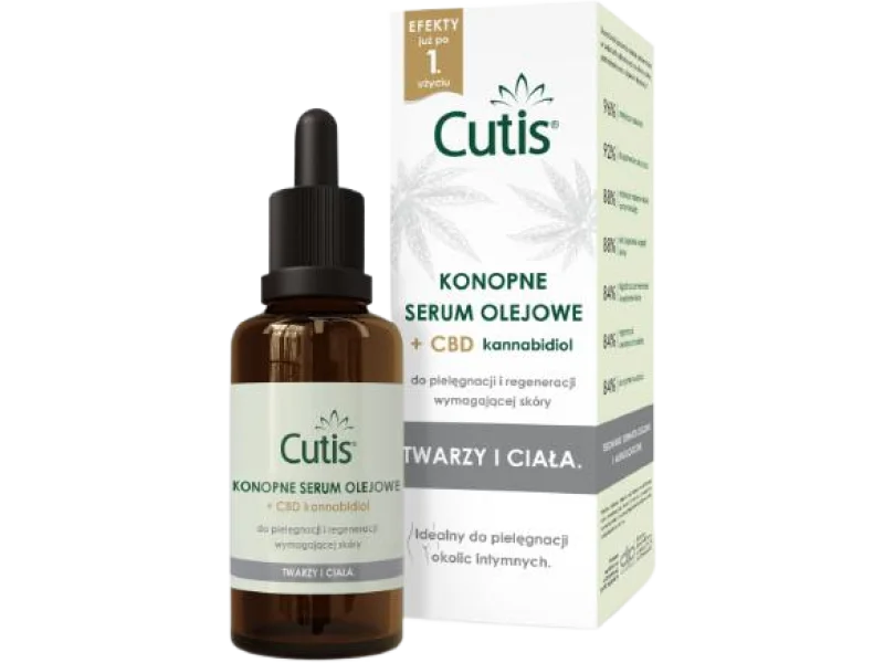 CUTIS Konopne serum olejowe + CBD, 50 ml