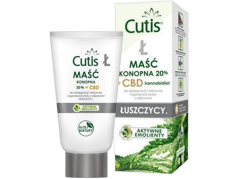 Cutis Ł łuszczyca maść konopna + CBD, 120 ml