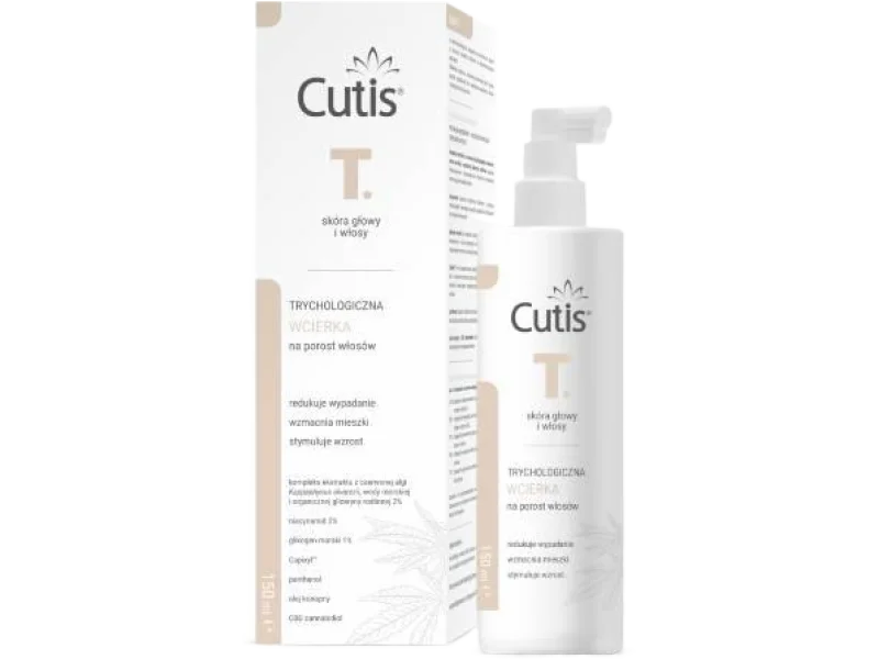 Cutis T Trychologiczna wcierka na porost włosów, płyn, 150 ml