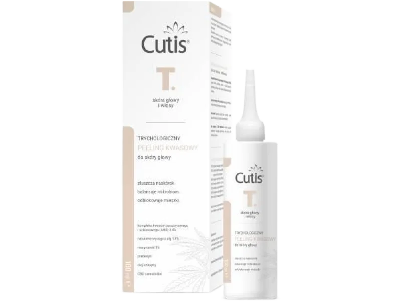 Cutis T Trychologiczny peeling kwasowy do skóry głowy, 100 ml
