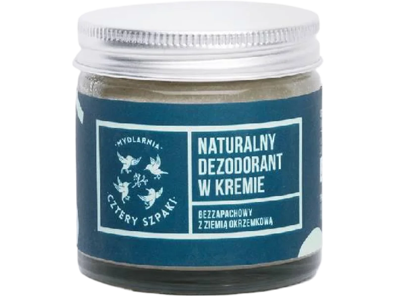 CZTERY SZPAKI (4szpaki) Dezodorant w kremie bezzapachowy, 60 ml