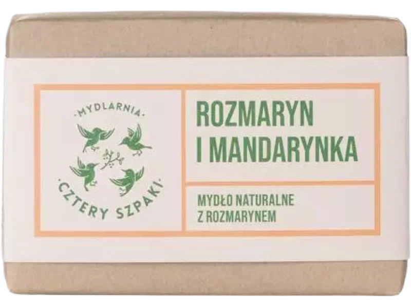 CZTERY SZPAKI (4szpaki) Mydło Rozmaryn i Mandarynka, 110 g