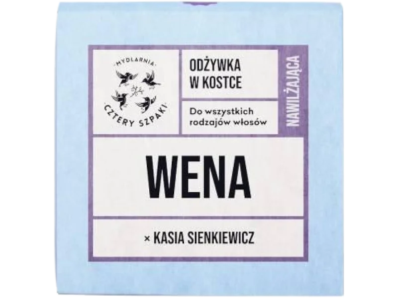 Cztery Szpaki Wena x Kasia Sienkiewicz Nawilżająca odżywka, kostka, 55 g