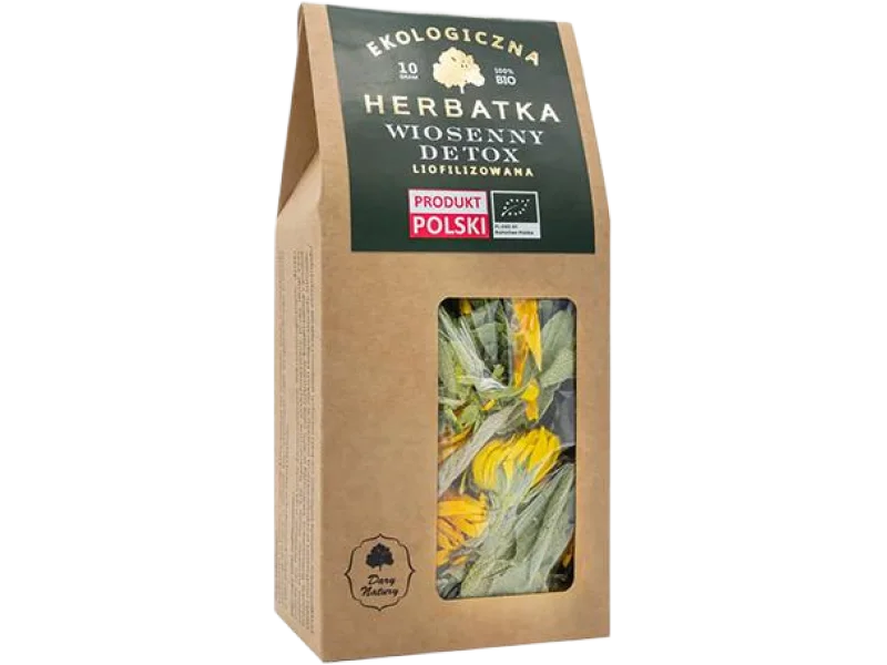 Dary Natury Ekologiczna liofilizowana herbatka Wiosenny Detox, herbata, 10 g