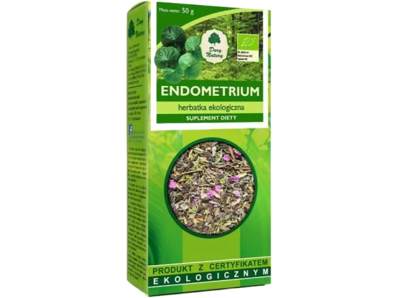 Dary Natury Endometrium herbatka ekologiczna, zioła do zaparzania, 50 g