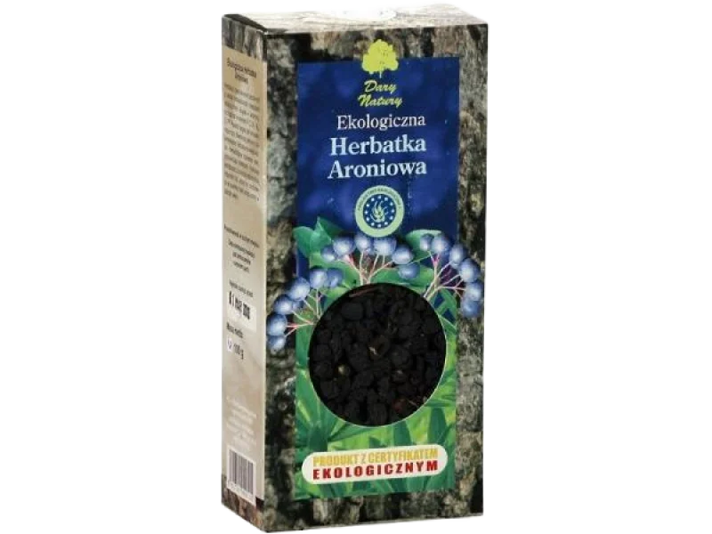 DARY NATURY Herbatka Aroniowa EKO, zioła do zaparzania, 100 g