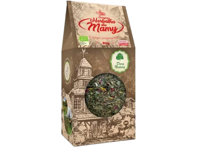 DARY NATURY Herbatka Dla Mamy z Ogrodu Botanicznego EKO, zioła do zaparzania, 80 g
