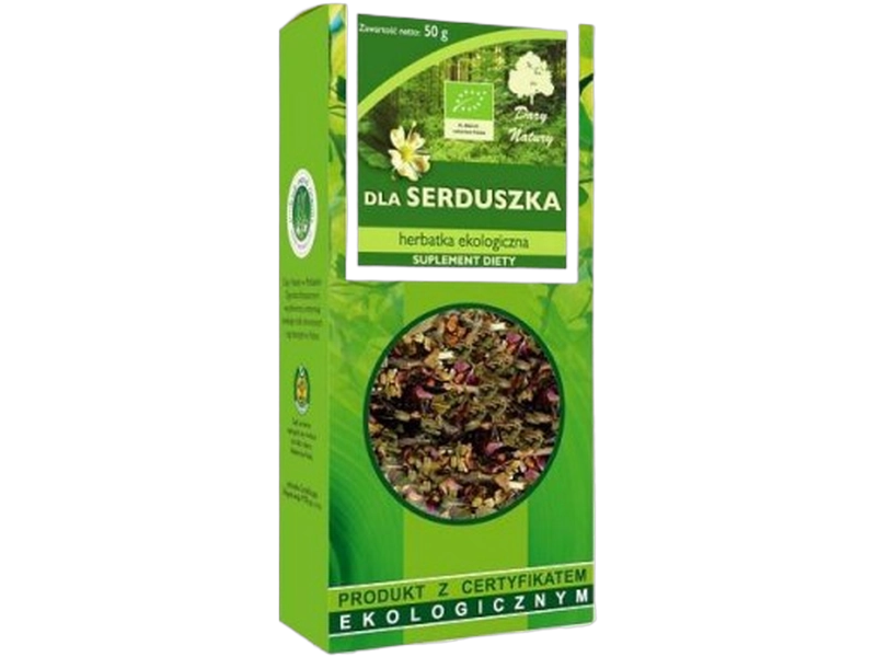 Dary Natury Herbatka dla serduszka, zioła do zaparzania, 50 g