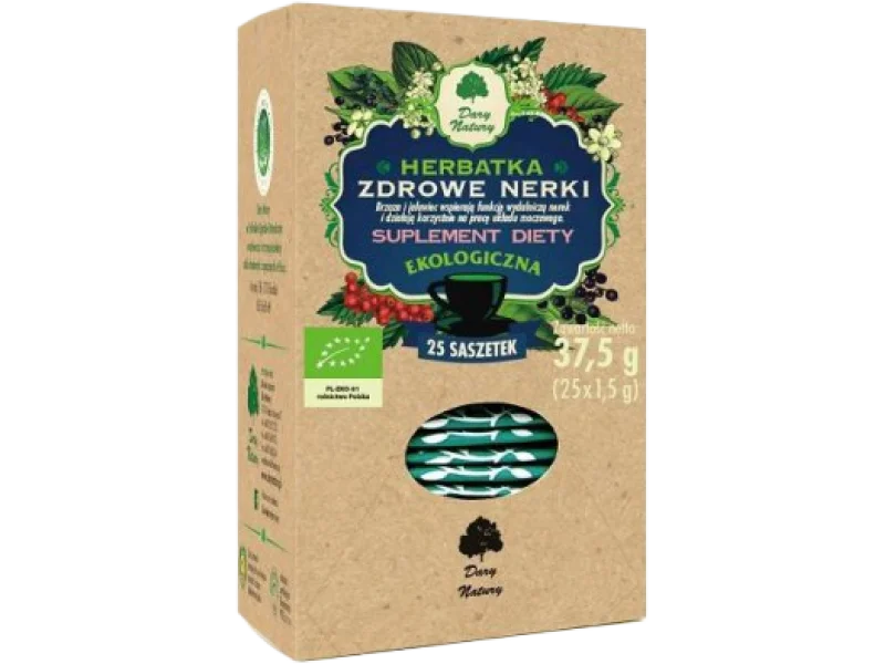 DARY NATURY Herbatka Ekologiczna Zdrowe Nerki, saszetki, 25×1,5g g