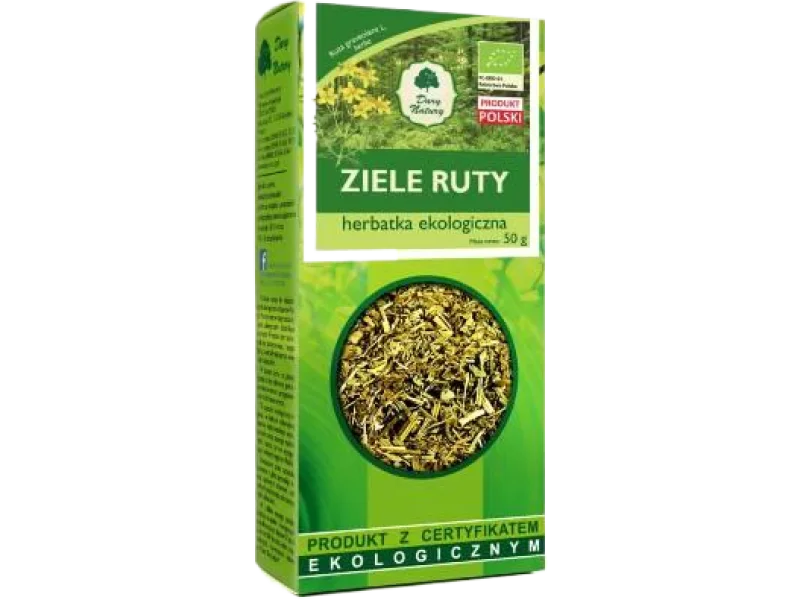 Dary Natury Herbatka ekologiczna Ziele ruty, zioła do zaparzania, 50 g