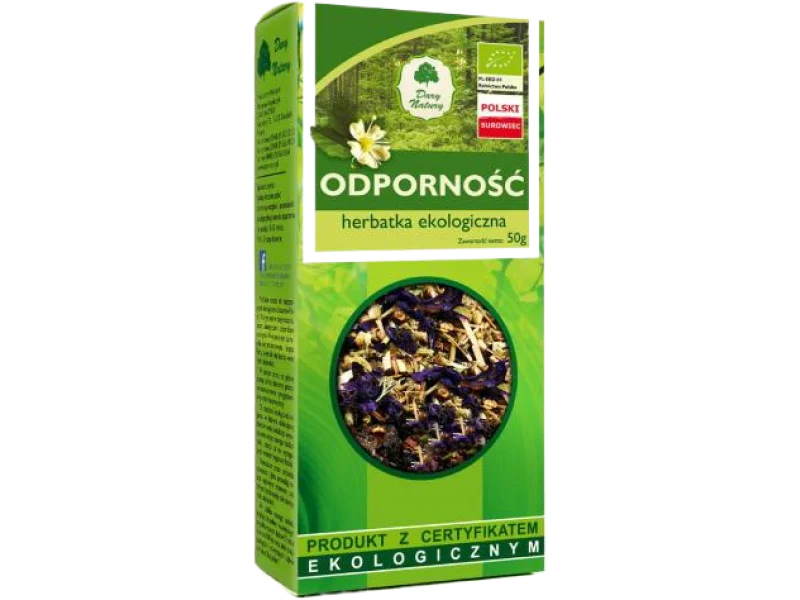 DARY NATURY Herbatka Odporność EKO, zioła do zaparzania, 50 g