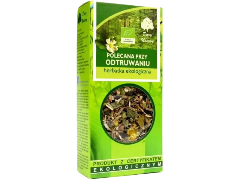 DARY NATURY HERBATKA PRZY ODTRUWANIU EKO, zioła do zaparzania, 50 g