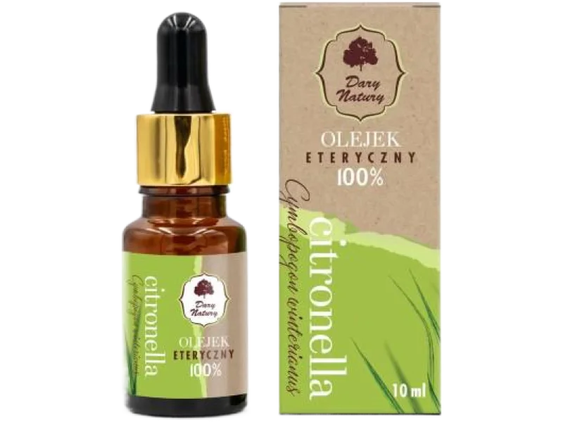 Dary Natury Olejek eteryczny Citronella 100%, 100%, 10 ml