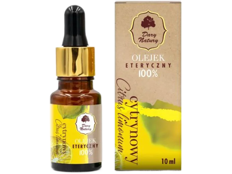 DARY NATURY Olejek eteryczny cytrynowy 100%, 100%, 10 ml