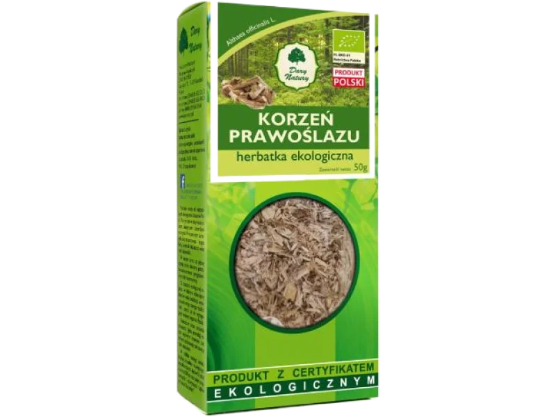 DARY NATURY Prawoślaz korzeń EKO, zioła do zaparzania, 50 g
