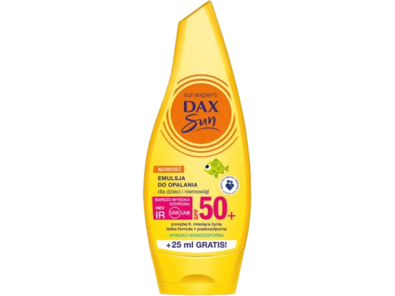 DAX SUN Emulsja do opalania dla dzieci i niemowląt SPF50+, 175 ml