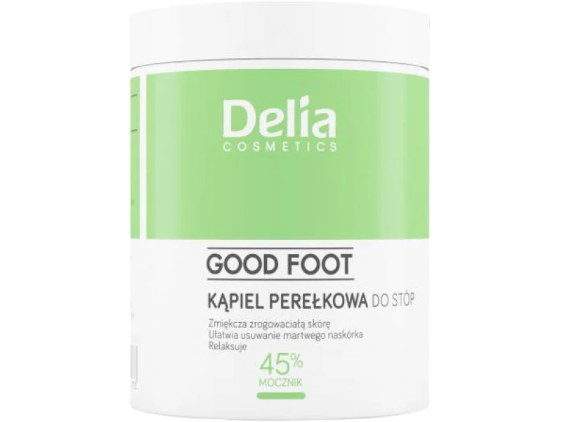 Delia Good Foot kąpiel perełkowa do stóp z mocznikiem, perełki do kąpieli, 250 g