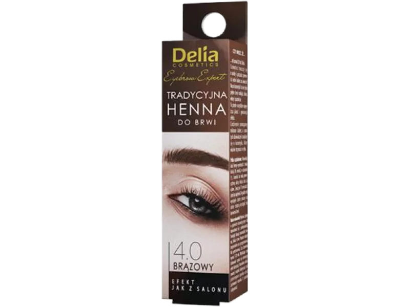 Delia tradycyjna henna 4.0 brązowy, proszek, 2 g