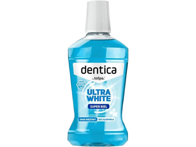Dentica by Tołpa Super biel, płyn do jamy ustnej, 500 ml