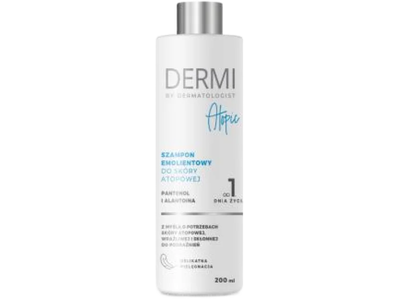 DERMI Atopic Szampon emolientowy do skóry atopowej, 200 ml