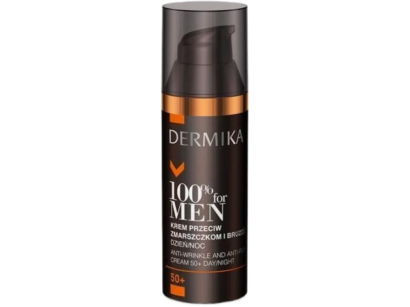 DERMIKA 100% FOR MEN przeciw zmarszczkom i bruzdom 50+, krem, 50 ml