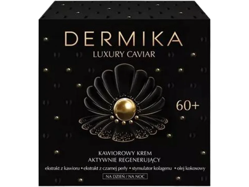 Dermika Luxury Caviar kawiorowy aktywnie odbudowujący regenerujący 60+, krem, 50 ml
