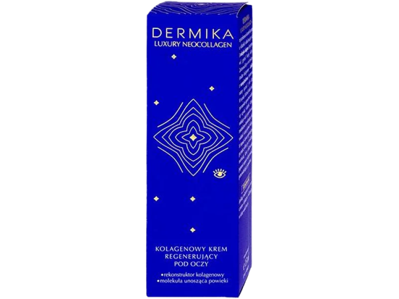 Dermika Luxury Neocollagen kolagenowy krem regenerujący pod oczy, 15 ml