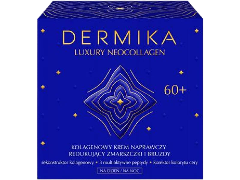 Dermika Luxury Neocollagen naprawczy dzień / noc 60+, krem, 50 ml