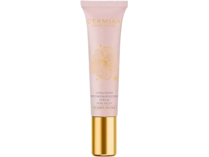 Dermika Luxury Placenta luksusowe przeciwzmarszczkowe pod oczy i na powieki, serum, 15 ml