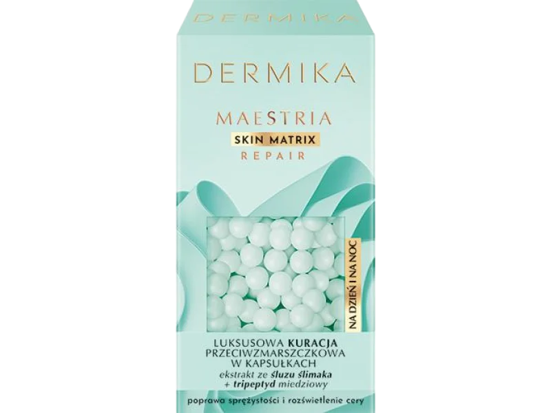 DERMIKA MAESTRIA Luksusowa kuracja przeciwzmarszczkowa w kapsułkach na dzień i na noc, serum, 60 g
